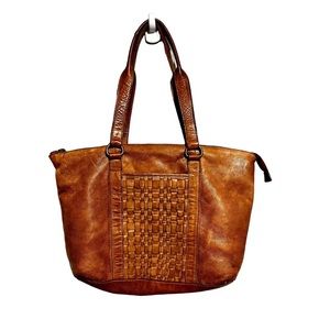 Cognac bag purse Vilenca Holland brand